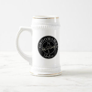 Personalised Groomsmen Beer Stein