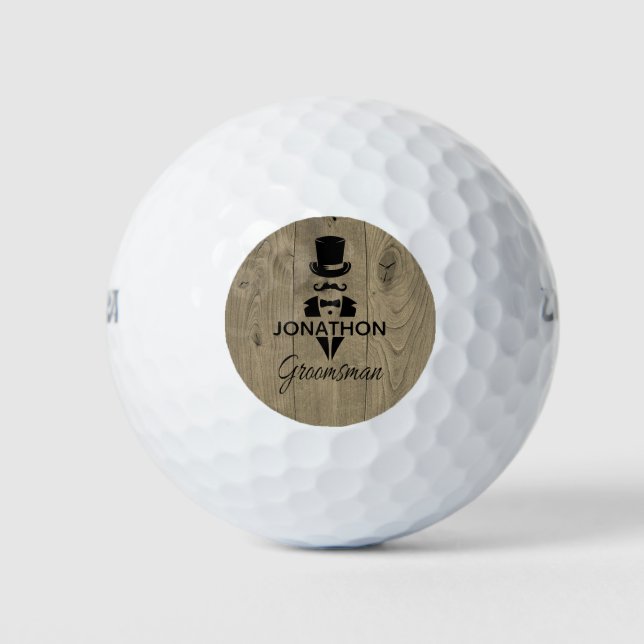 Personalised Groomsmen Golf Balls (Front)