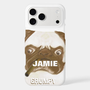 Personalised Grumpy AFICIONADO Puggy Cigar