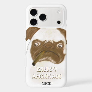 Personalised Grumpy AFICIONADO Puggy Cigar