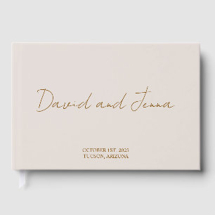Personalised Guest Book, Custom Wedding Guestbook