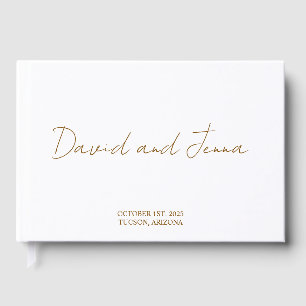 Personalised Guest Book, Custom Wedding Guestbook 