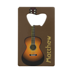 Personalised Guitar Design Bottle Opener