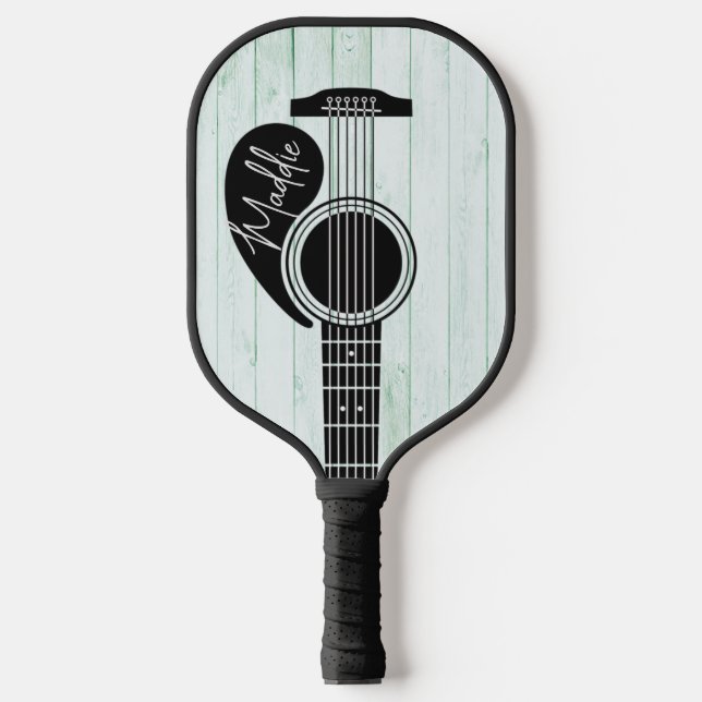 Personalised Guitar Strings Pickleball Paddle (Front)