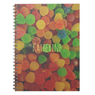 Personalised Gumdrops Candy Notebook