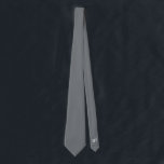 Personalised Gunmetal Wedding Groom  Tie<br><div class="desc">If you're looking for a wedding tie that is both modern and minimalist, our Gunmetal Colour neck tie design is the perfect choice ©️2023 - The back of the tie is personalised with the groom's/groomsman initials, you can remove this if you just want a matching solid necktie with no writing...</div>