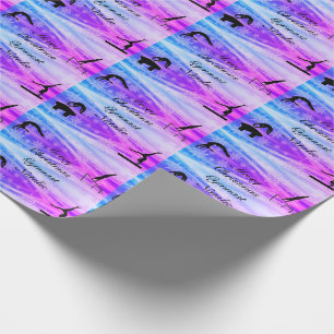 Personalised Gymnast Christmas Wrapping Paper