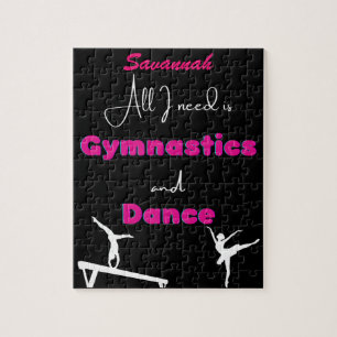 Personalised Gymnastics and Dance Jigsaw Puzzle