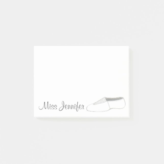 Personalised Gymnastics Coach Acro Teacher Post-It Notes (Front)