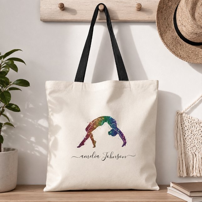 Personalised Gymnastics Glitter   Tote Bag (Creator Uploaded)