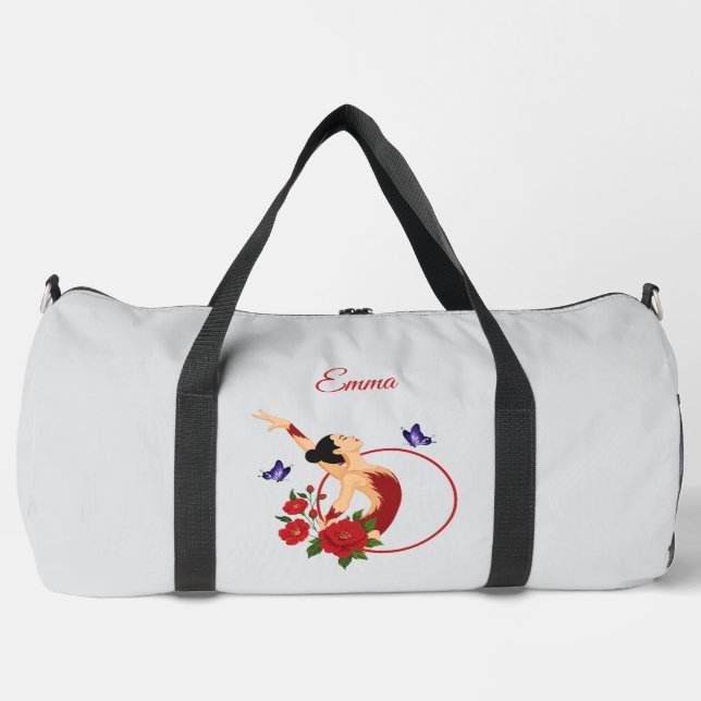 Personalised gymnast's  duffle bag (Front)