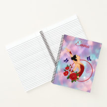 Personalised gymnast's notebook