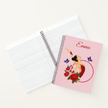 Personalised gymnast's notebook