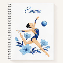 Personalised gymnast's notebook