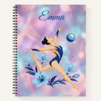 Personalised gymnast's notebook