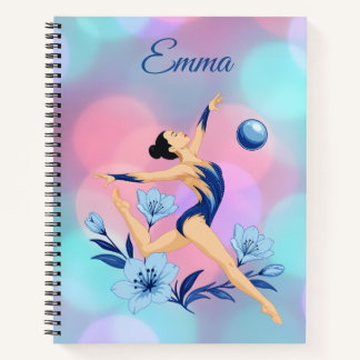 Personalised gymnast's notebook