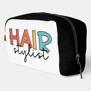Personalised Hair Stylist Retro Hairdresser Gift Dopp Kit