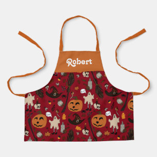 Personalised Halloween apron for kids