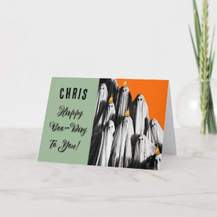 Personalised Halloween Birthday Card