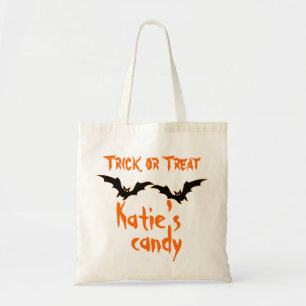 Personalised Halloween Candy Bag