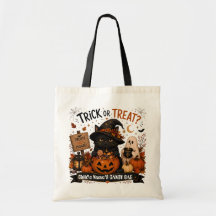 Personalised Halloween Candy Bag for Kids