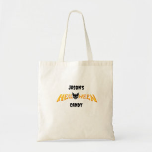 Personalised Halloween Candy  Tote Bag