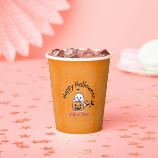 Personalised Halloween Party Paper Cups