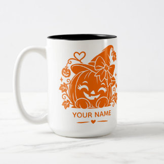 Personalised Halloween Pumpkin Mug
