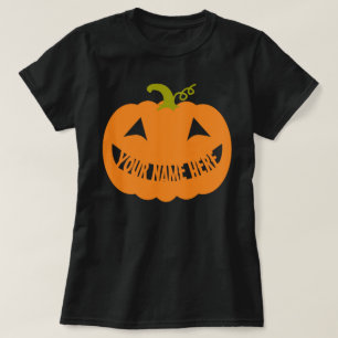 Personalised Halloween Pumpkin T-Shirt