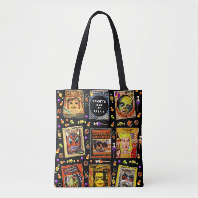 Personalised Halloween Tote Bag (Front)