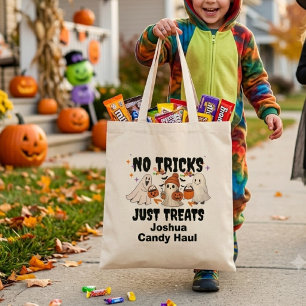 Personalised Halloween Tote Bag for Kids, Custom