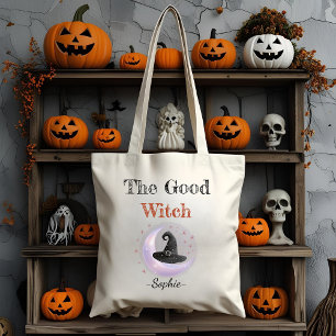 Personalised Halloween Tote Bag – The Good Witch