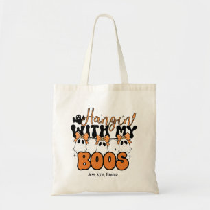Personalised Halloween Tote – Hangin’ With My Boos Bag