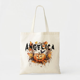 Personalised Halloween Trick or Treat Goodie Tote Bag