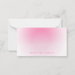 Personalised Hand Script Monogram Custom Card