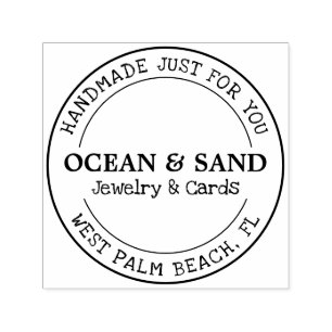 Personalised Handmade Just For You Self-inking Stamp