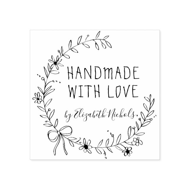  Personalised Handmade  Rubber Stamp (Imprint)