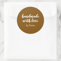 Personalised Handmade with Love Minimalist
