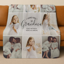 Personalised Handwritten Love You Grandma 8-Photo