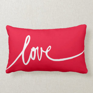 Personalised Handwritten Script Love Throw Pillow