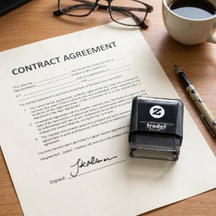 Personalised Handwritten Signature Document Self-inking Stamp