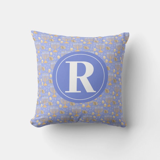Personalised Hanukkah Cushion (Front)