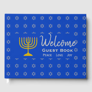 Personalised HANUKKAH Welcome Guest Book