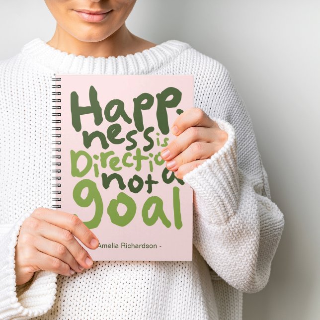 Personalised Happiness is a direction Notebook (Creator Uploaded)