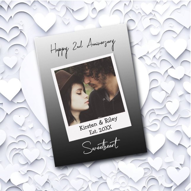 Personalised Happy Anniversary Photo Card (Creator Uploaded)