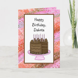 Personalised Happy Birthday Card