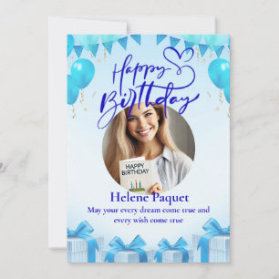 Personalised Happy Birthday Card