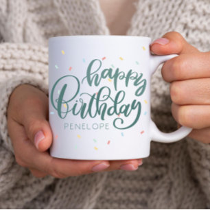 Personalised Happy Birthday Coffee Mug