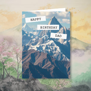 Personalised Happy Birthday Dad  Card