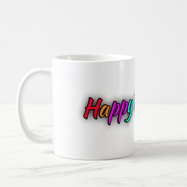 Personalised Happy birthday mugs (Left)